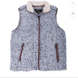 True Grit Vest- Vintage Blue Frosty Tip